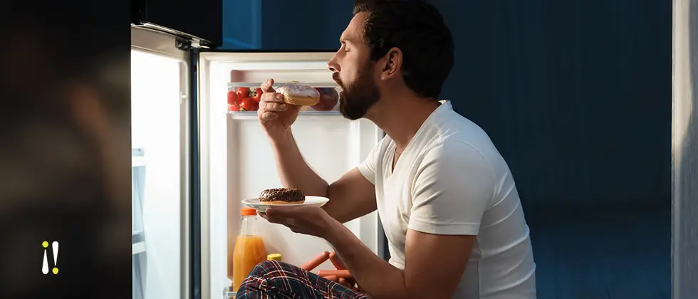 A diferença entre comer emocional e compulsão alimentar